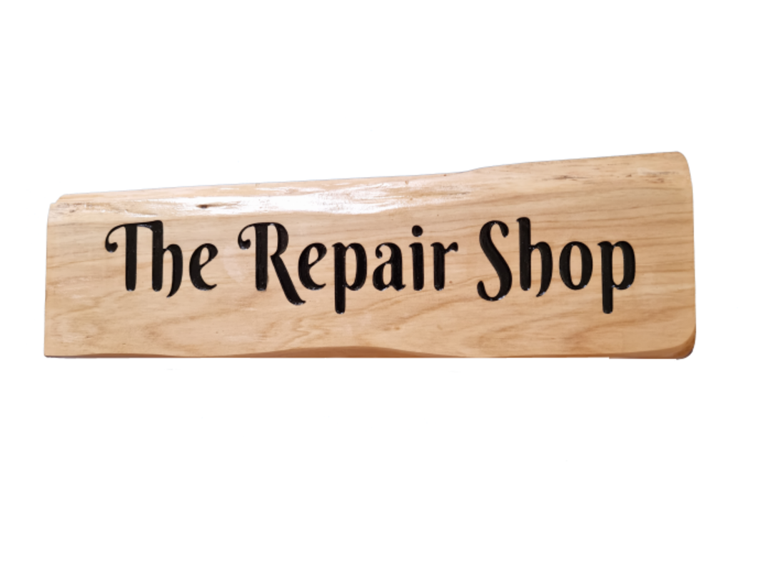Macrocarpa 'The Repair Shop' Sign image 0